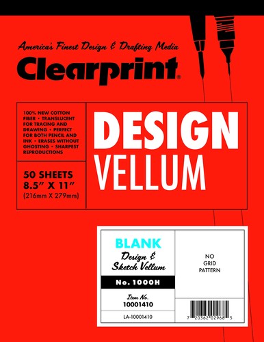 Chartpak 10001410 vellum pad - chartpak,
