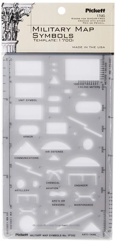 Pickett military map symbols - military,